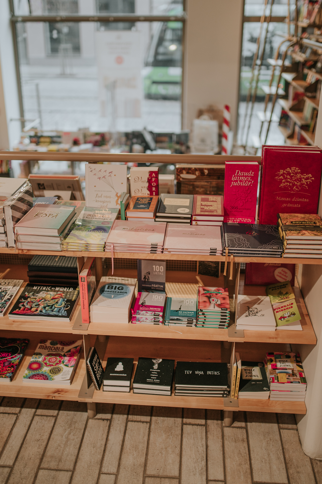 SEIK product selection in a Jānis Roze store